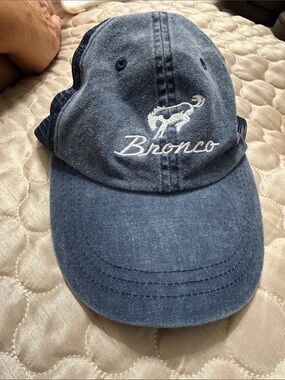 Blue washed Denim Ford Bronco Baseball Cap